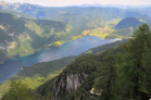 Bohinjské jezero a lanovka na Vogel