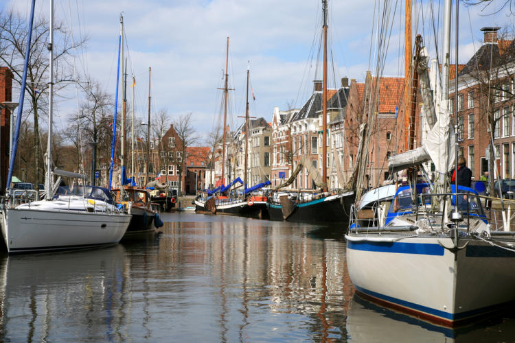 vodní kanál v Groningenu
